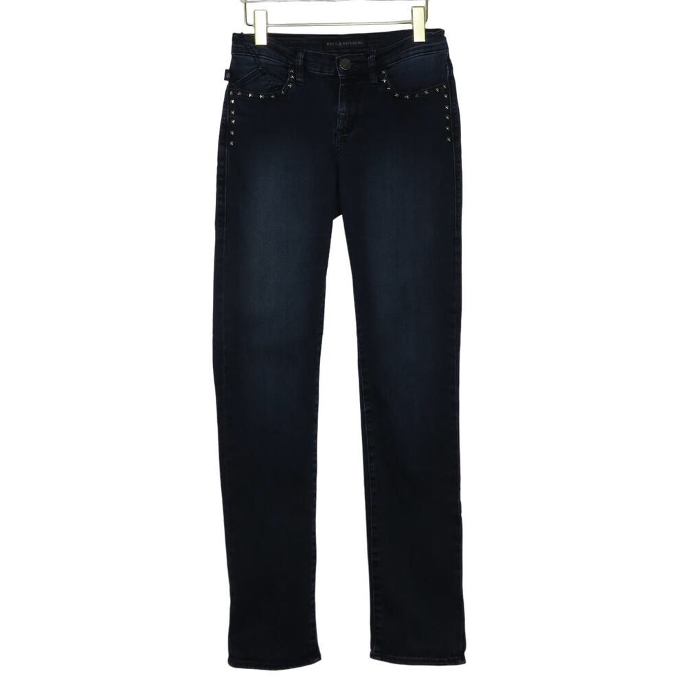 Rock & Republic Berlin Studded Skinny Jeans Size 4